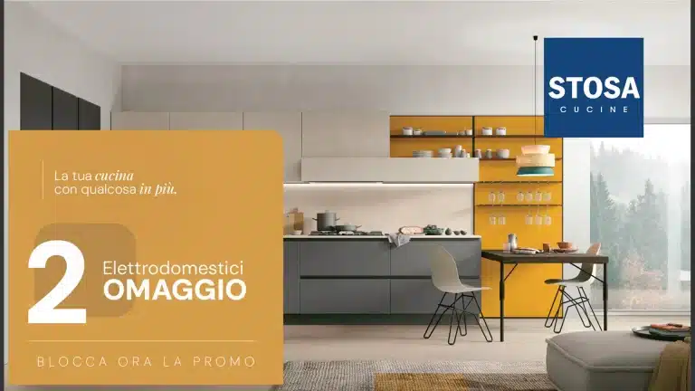 Promo Stosa Lissone: 2 elettrodomestici in omaggio con la tua cucina