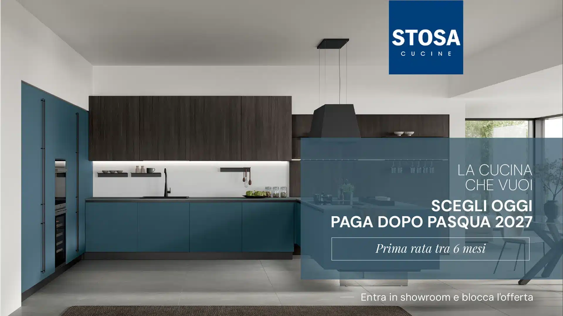 Promo Stosa Lissone: scegli oggi la cucina e paga dopo Pasqua 2027