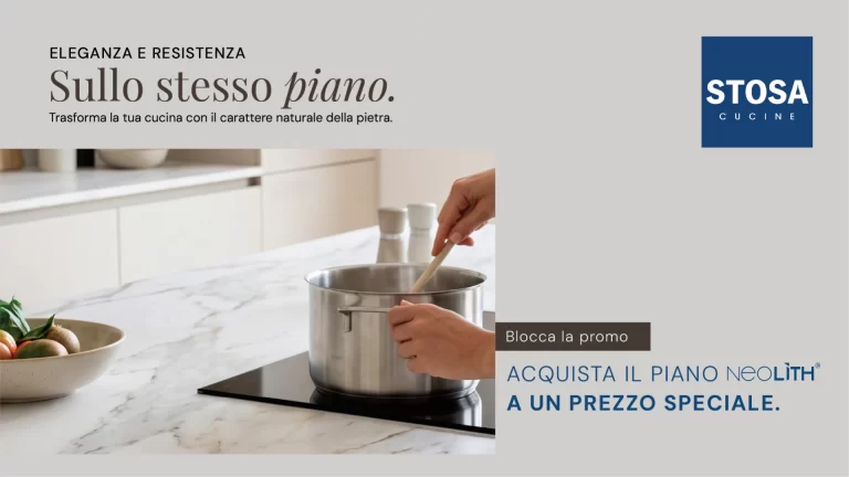Promo Stosa Lissone: piano Neolith a un prezzo speciale